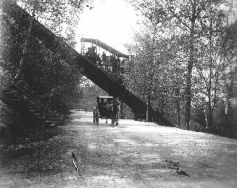 Funiculaire reliant le parc du mont Royal à l'avenue du Parc / Edgar Gariépy, 1917, BM42, G-1483.