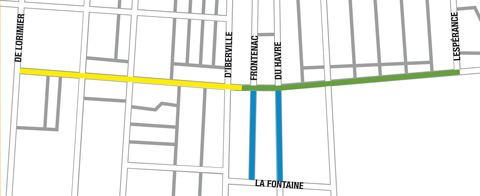 Étape d'intervention des travaux