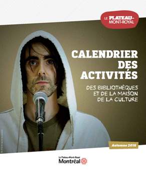 Programmation culturelle automne 2016