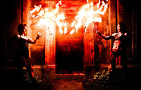 Spectacle de feu (crédit : Hubert Larose)