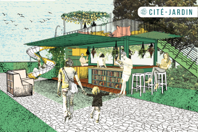 Bibliothèque de plage - Cité-Jardin