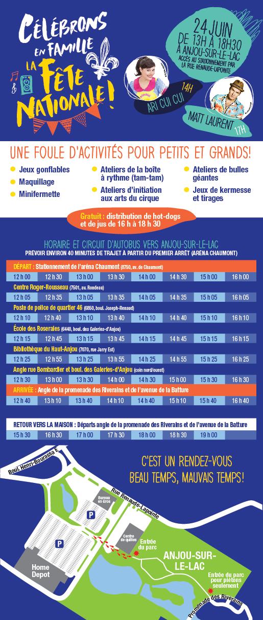Publicité fête nationale