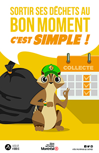 Campagne propreté - Déchets au bon moment
