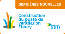Derni�res nouvelles, construction du poste de ventilation Fleury