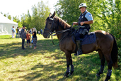 Police &agrave; cheval