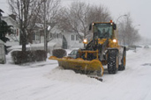 Op�ration de d�neigement se d�roulant dans l'arrondissement d'Anjou