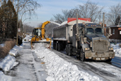 Snow loading operation