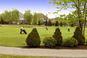 Golf et quartier r�sidentiel.