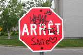 Graffitis.