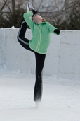 Patineuse artistique.
