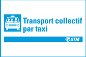 Taxi collectif de la STM.