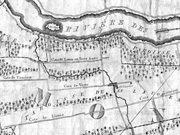 Figure 2. Extrait. Carte de l’île de Montréal, 1834. André Jobin (1786-1853). 