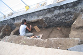 Fouilles archéologiques devant l’église Notre-Dame