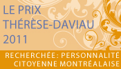 Prix Thérèse-Daviau 2011