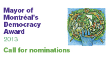 Mayor of Montr�al's Democracy Award