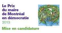 Prix du maire de Montr�al en d�mocratie