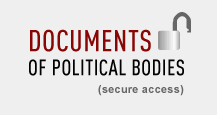 Documents of political bodies (secure access)