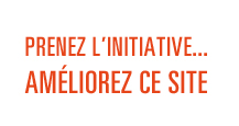 Prenez l'initiative - am�liorez ce site