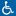 Icône handicapé - Bureau du citoyen est accessible aux personnes handicapés.