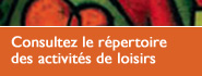 Consultez le répertoire des activités de sports et de loisirs