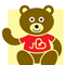 Bear's logo of Espace famille