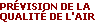 Pr�vision de la qualité de l'air