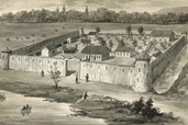 Représentation du fort Rémy en 1689, réalisée vers 1893.4