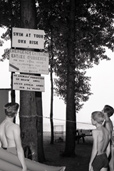Interdiction de baignade, 1963.