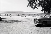 Baigneurs près du site de l'île Bizard, 1961