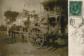 Habitants en charrette au village de Pointe-aux-Trembles, s.d.