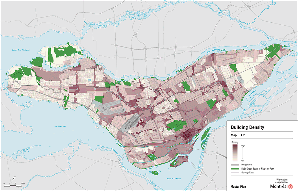 Map 3.1.2– Building density