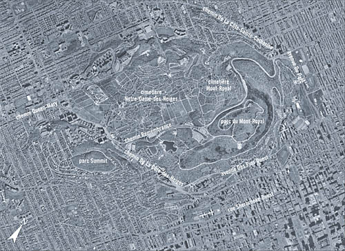Map Mount Royal