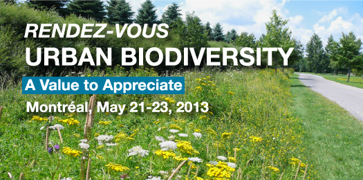 Rendez-vous Urban Biodiversity - May 21-23.