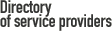 Directory of service providers