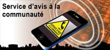 Service d'alerte SMS