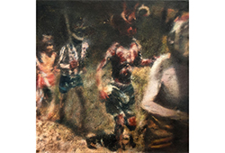 Photo : Enfants sauvages, 2016, huile sur toile, 61 x 61 cm. Crédits : Pierre Durette Photo : Enfants sauvages, 2016, huile sur toile, 61 x 61 cm. Crédits : Pierre Durette