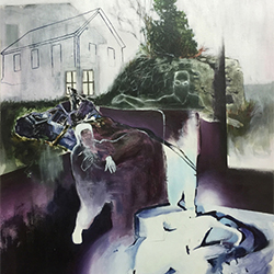Spectre 4, 2016, acrylique et crayon de plomb sur papier BFK Rives, 40,5 cm X 51 cm. Crédit : Jérémie St-Pierre Spectre 4, 2016, acrylique et crayon de plomb sur papier BFK Rives, 40,5 cm X 51 cm. Crédit : Jérémie St-Pierre