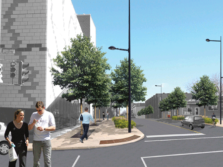 Travaux de réaménagement de la rue Ontario et du pôle Frontenac