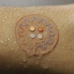 Skin patch aims to track health, fitness by testing sweat