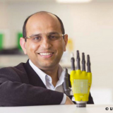 Solar powered skin for prosthetic limbs