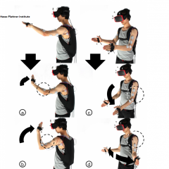 Touch, weight added to a wearable system for virtual reality haptics