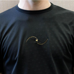 Wearable contactless respiration sensor based on multi-material fibers integrated into textile