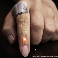 A wearable nanomesh on skin electronics designed for continual monitoring