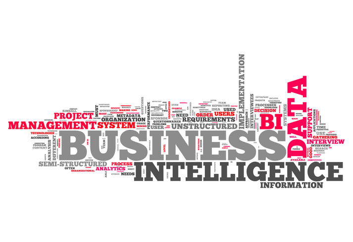 Word Cloud with Business Intelligence related tags