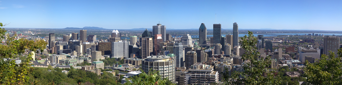 Montreal Cityscape in summer