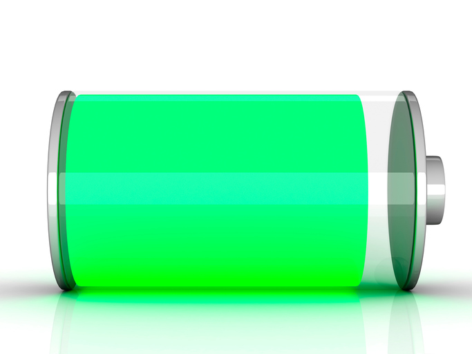 Battery icon, 3d imagen
