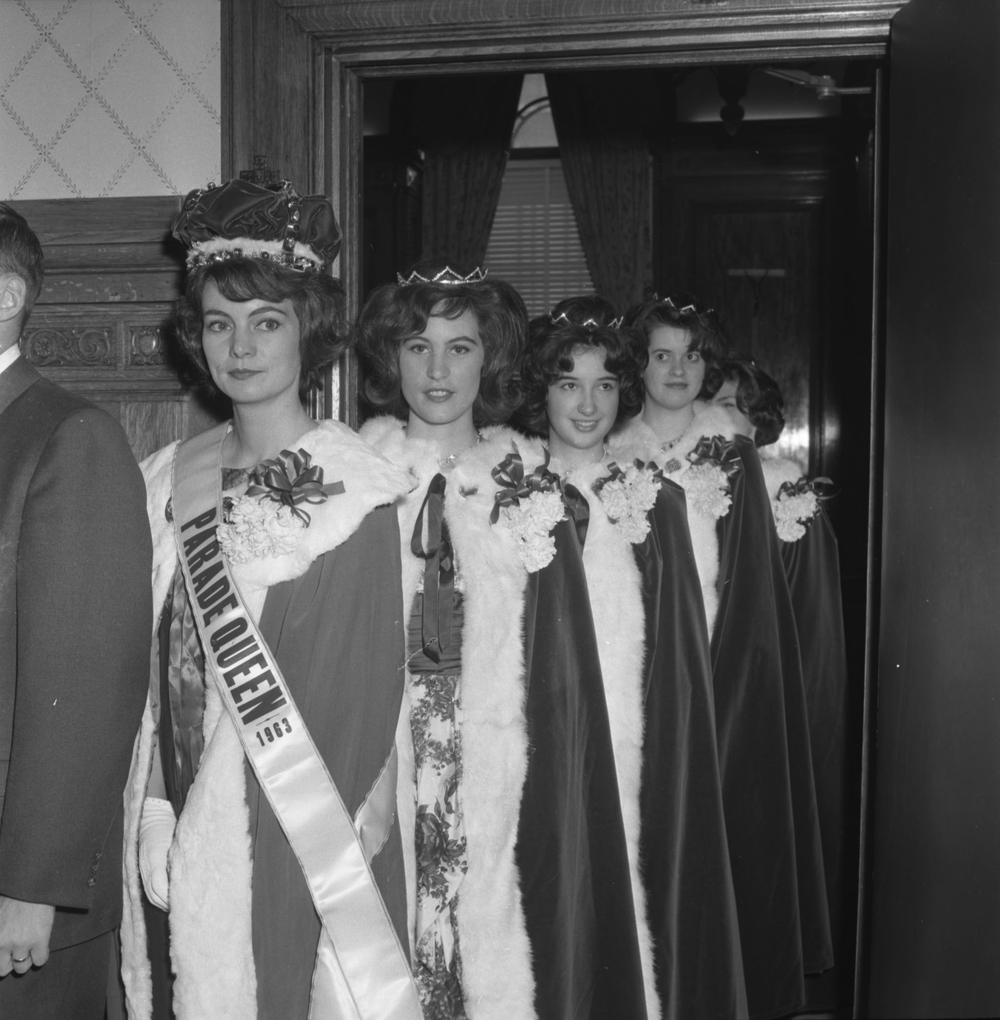 La reine et les princesses de la parade de 1963.