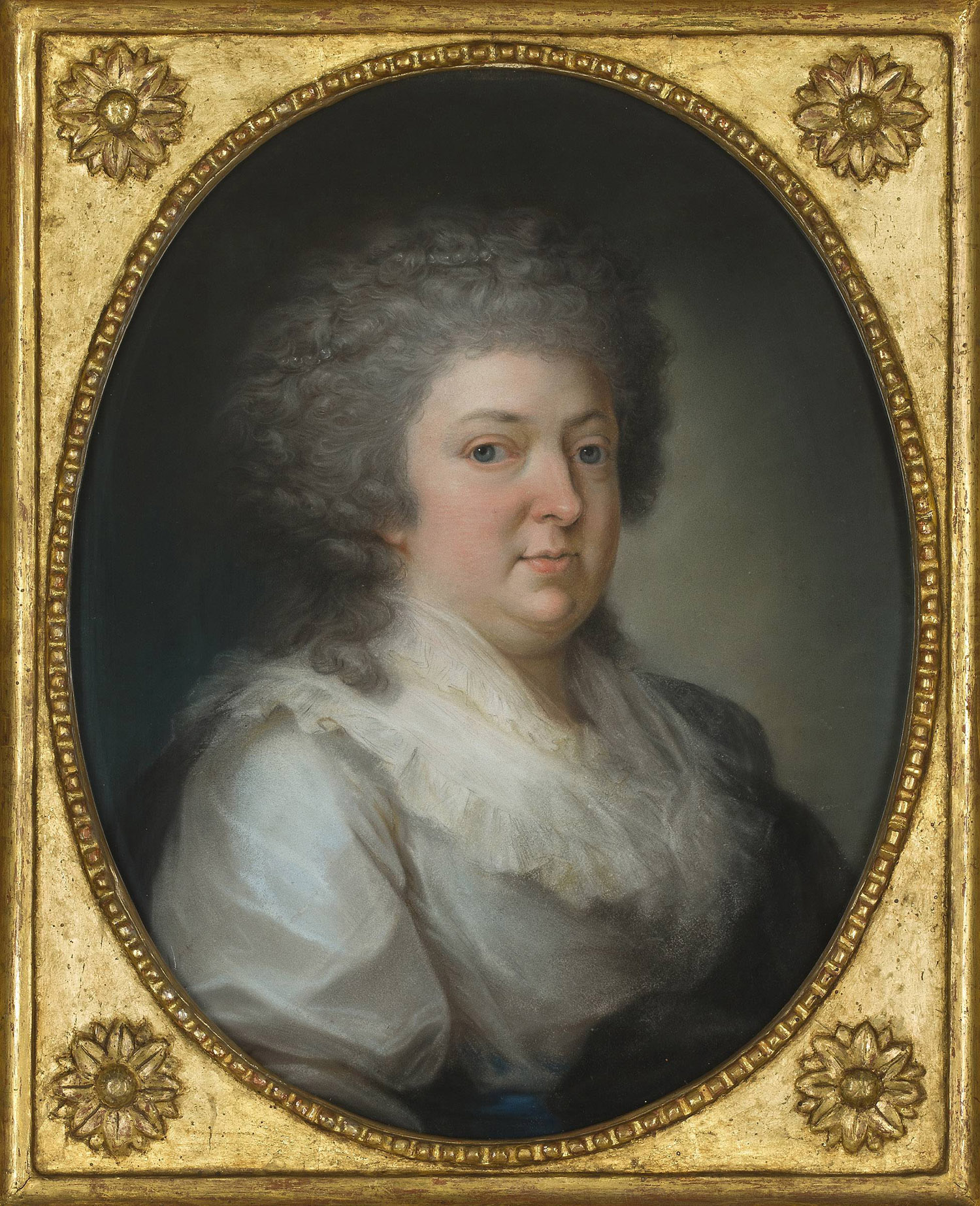 Peinture d'une baronne vers 1795