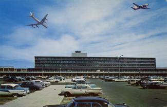 Carte postale de l'aéroport