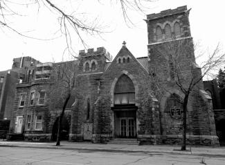 L'édifice de l'Union united church en 1958